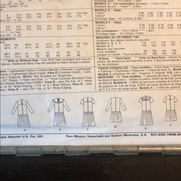 Vintage McCall’s dress pattern - Picture 3 of 4